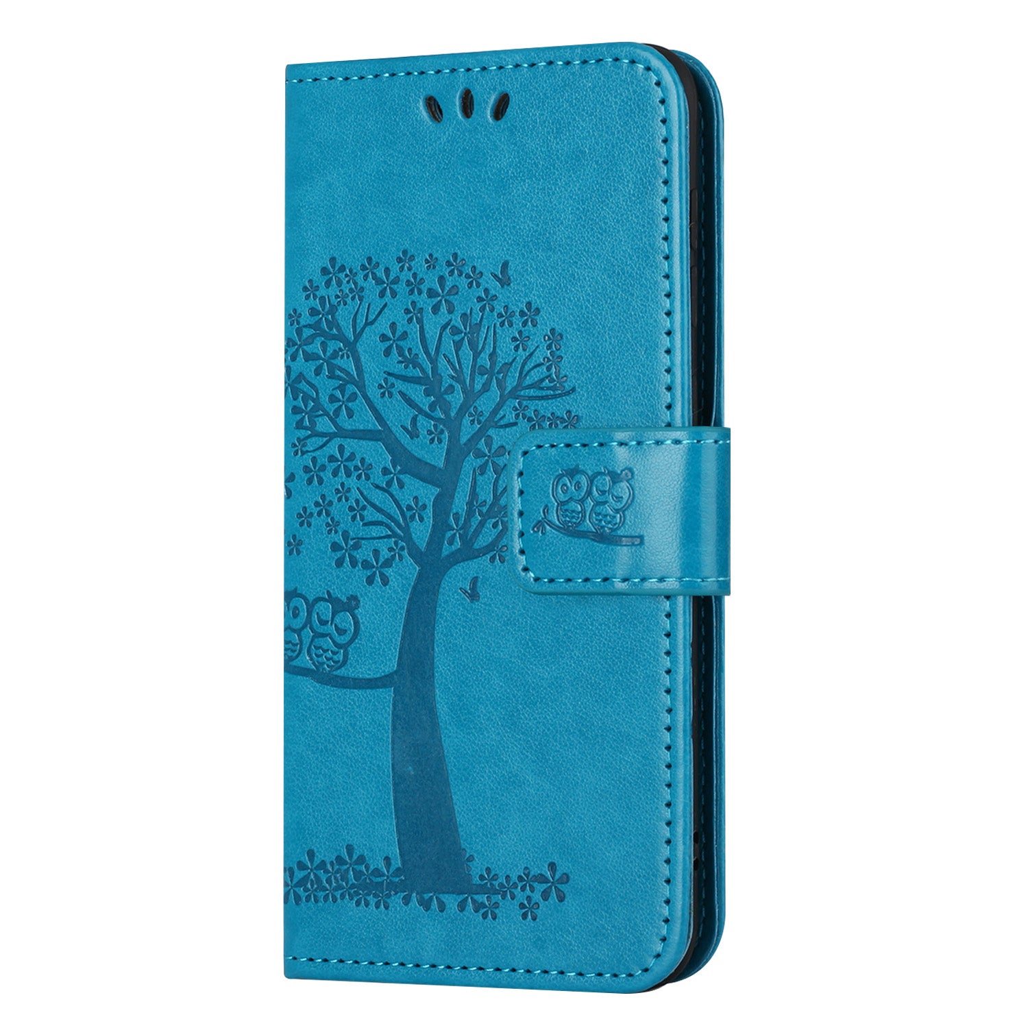 Til Samsung Galaxy A24 4G telefonpung-etui Ugletræ præget PU-læderstativ Telefoncover Til Samsung Galaxy A24 4G telefonpung-etui Ugletræ præget PU-læderstativ Telefoncover
